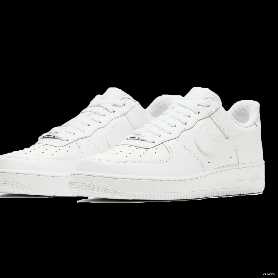 Air '07' 1 White Triple Nike Low Force 0825